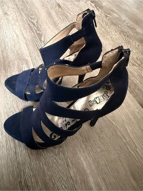 Women’s Strappy High Heel Sandals - Navy and others